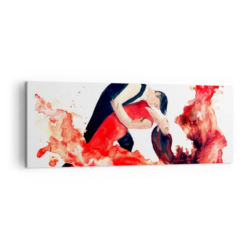 Vászonkép - Tango – érzéki hullám - 140x50 cm