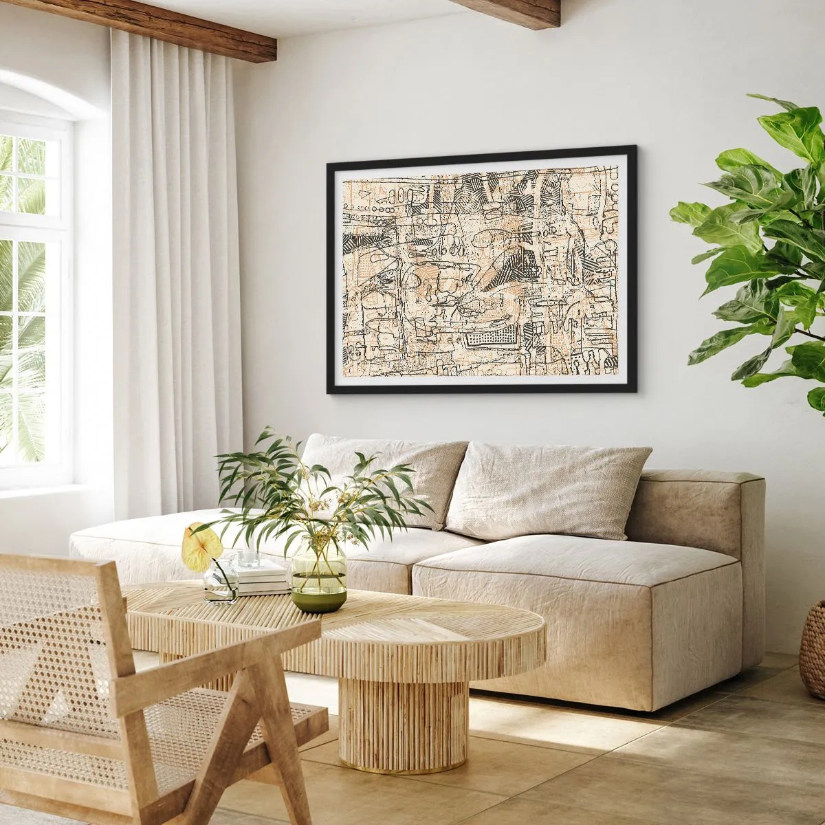 Poszter fehér keretben - Dekódolásra vár - 91x61 cm