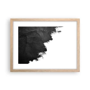 Poszter világos tölgy keretben - Elemek: föld - 40x30 cm