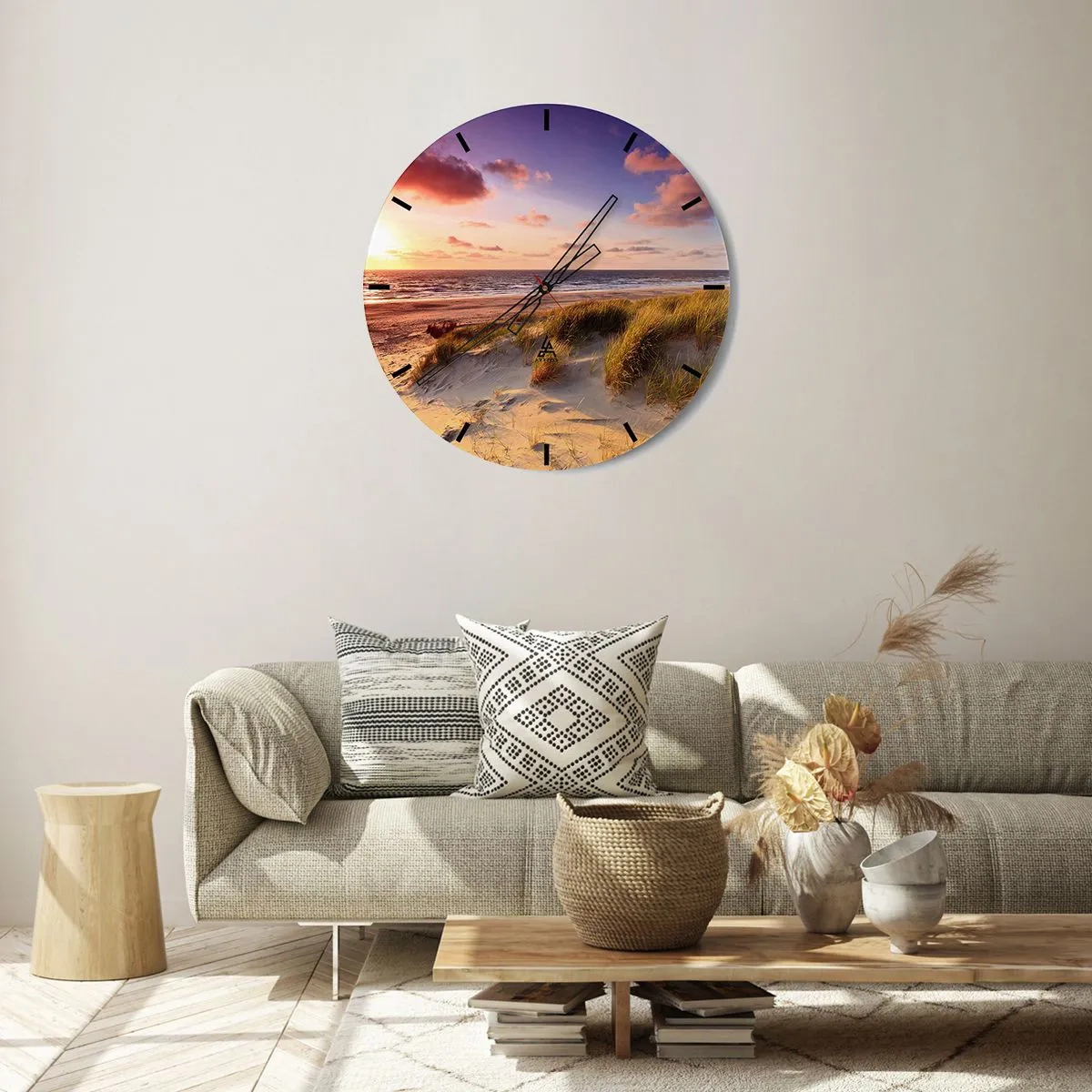 Falióra, Óra - Már érződik a nyár a levegőben - 40x40 cm