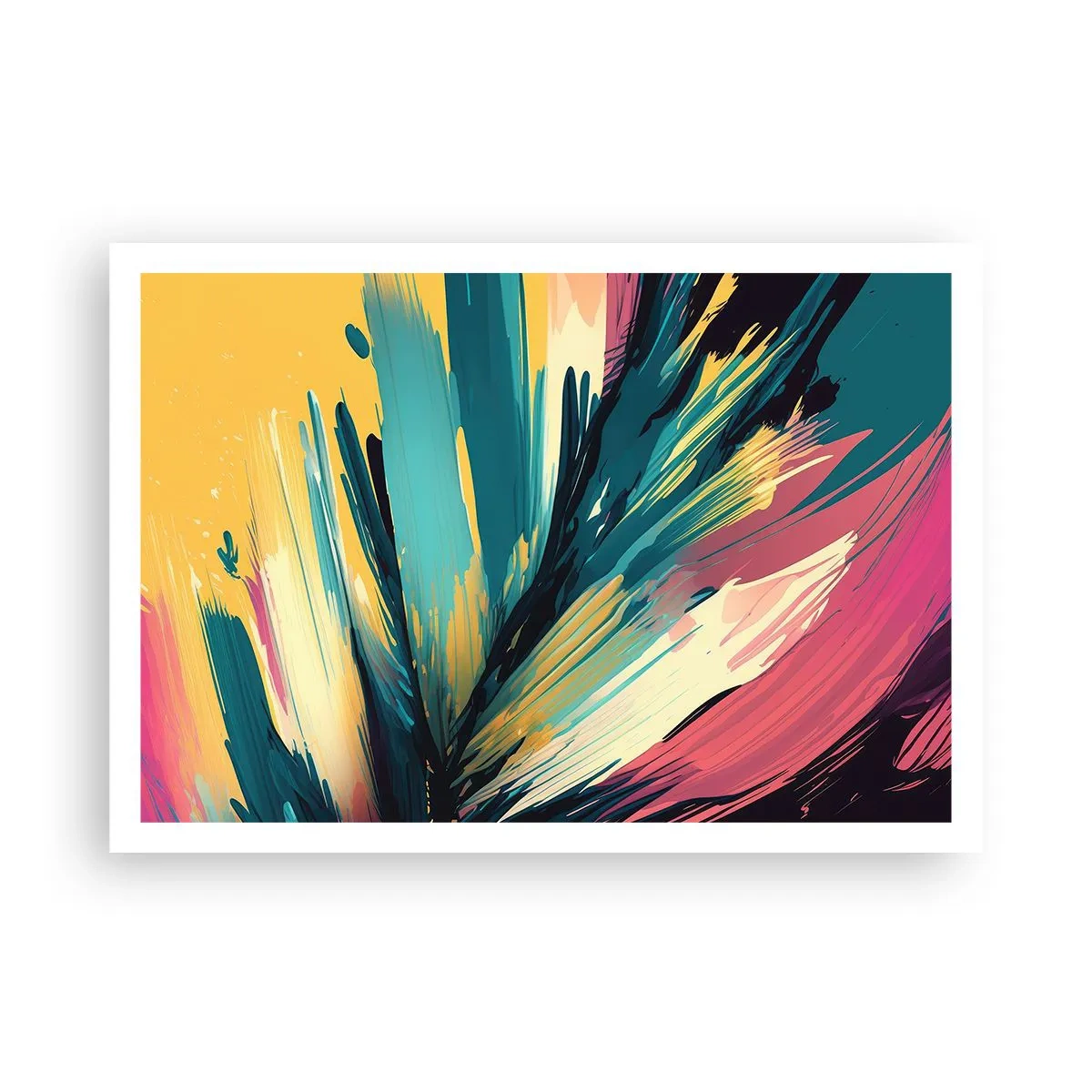 Poszter - Kompozíció - az öröm robbanása - 100x70 cm