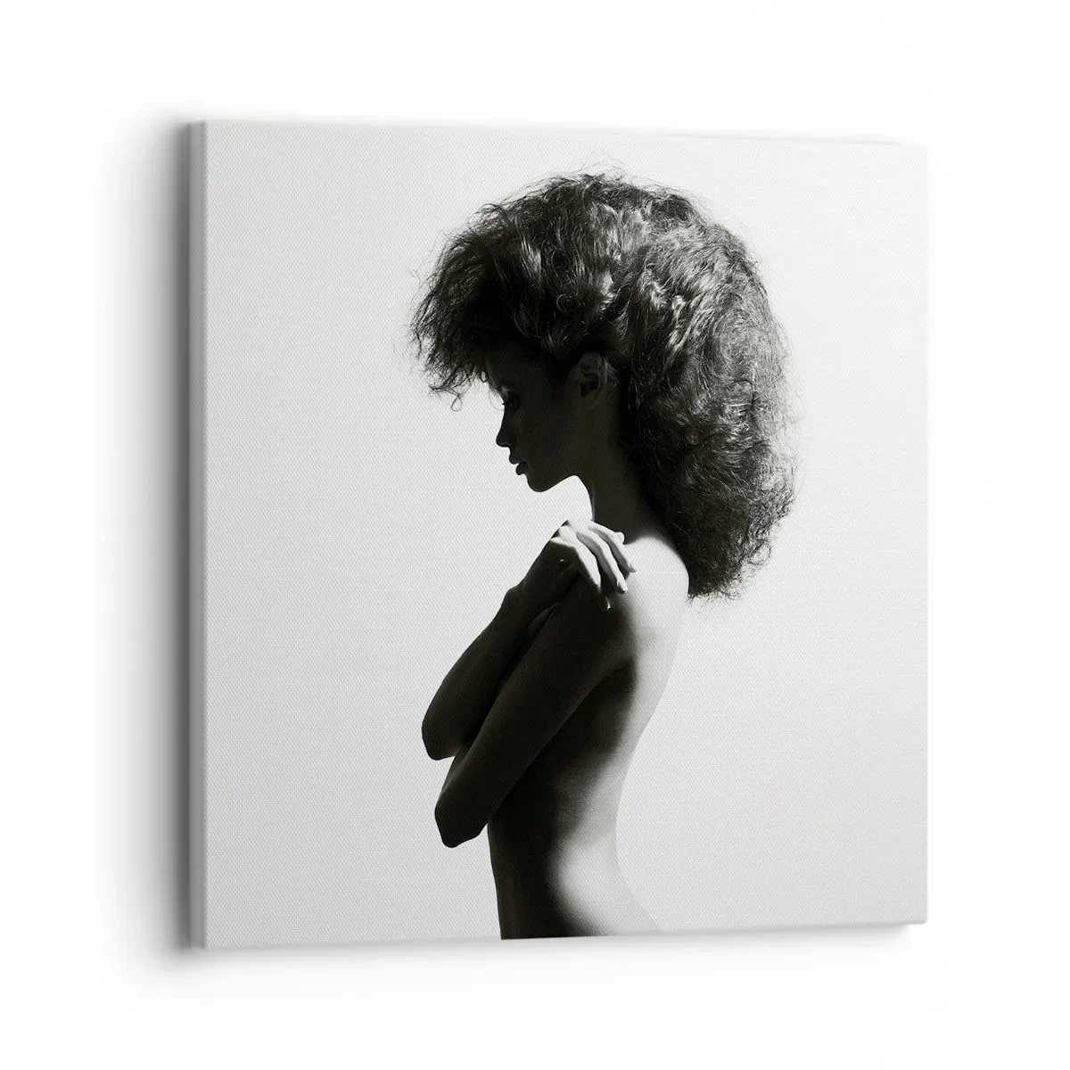 Vászonkép - Mint virág a karcsú száron - 30x30 cm