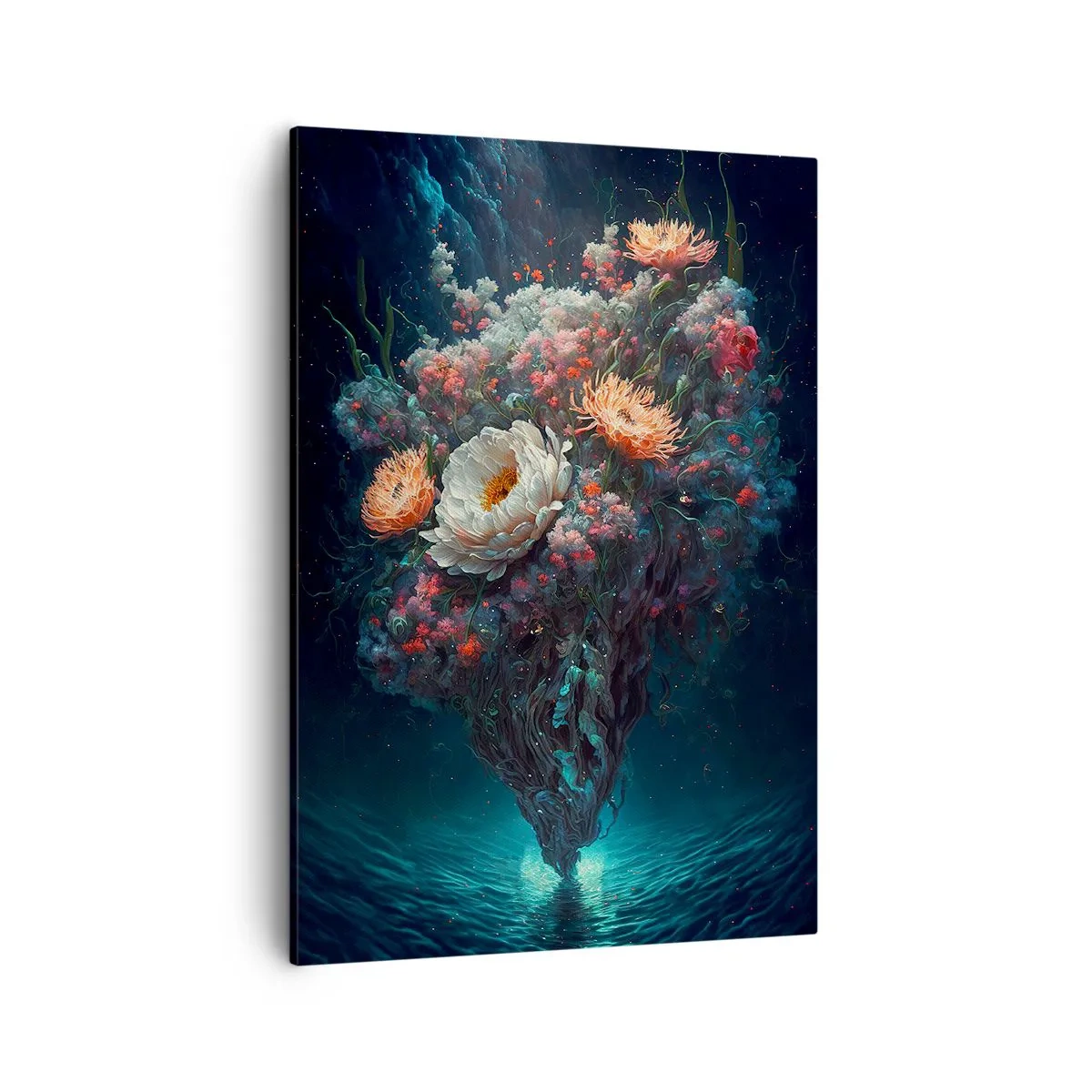 Vászonkép - Furcsa kert - 50x70 cm