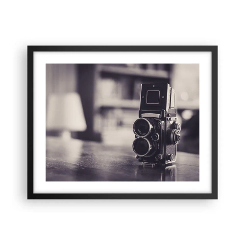 Poszter fehér keretben - Egy régi fénykép varázsa - 50x40 cm