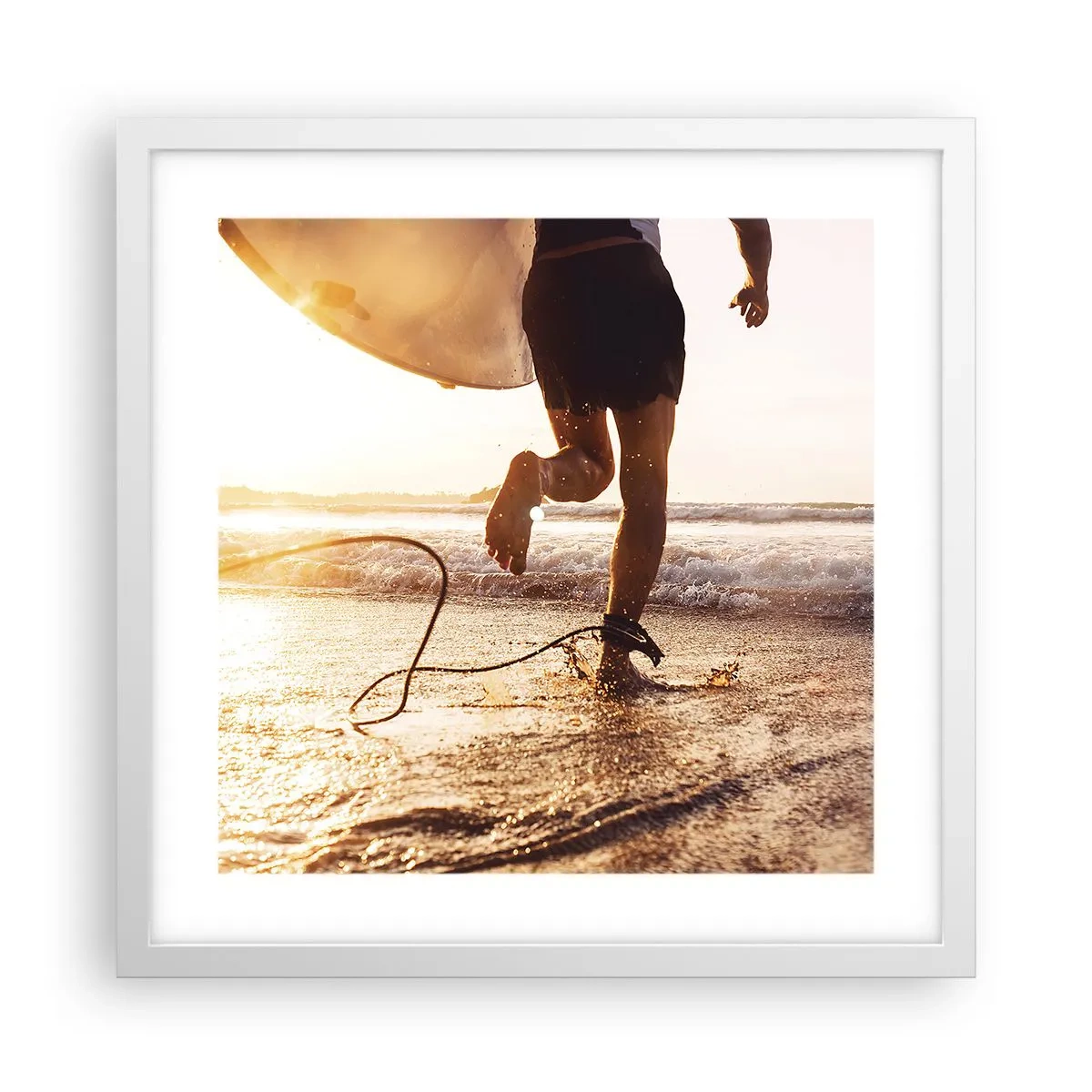 Poszter fekete keretben - A hullám felé - 40x40 cm