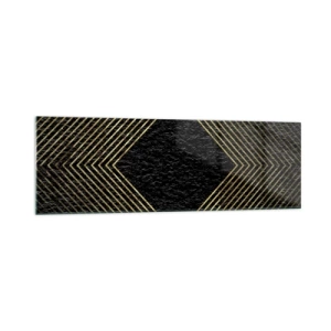 Üveg kép - Geometria glamour stílusban - 160x50 cm