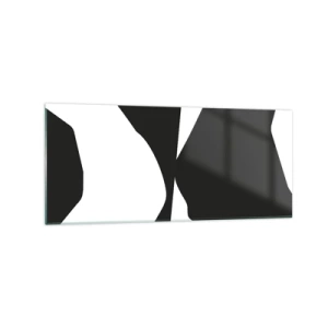 Üveg kép - Pozitív-negatív - 120x50 cm