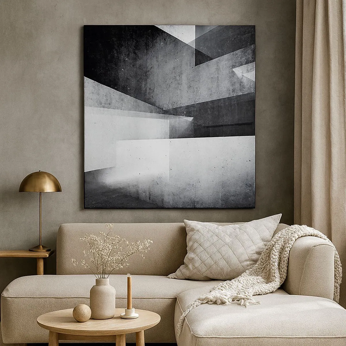 Vászonkép - A tér szerkezete - 30x30 cm