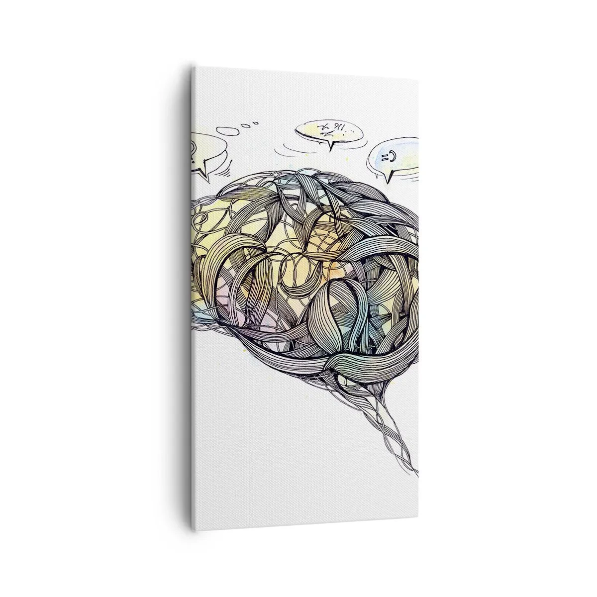 Vászonkép - Ember - nagy rejtvény - 55x100 cm