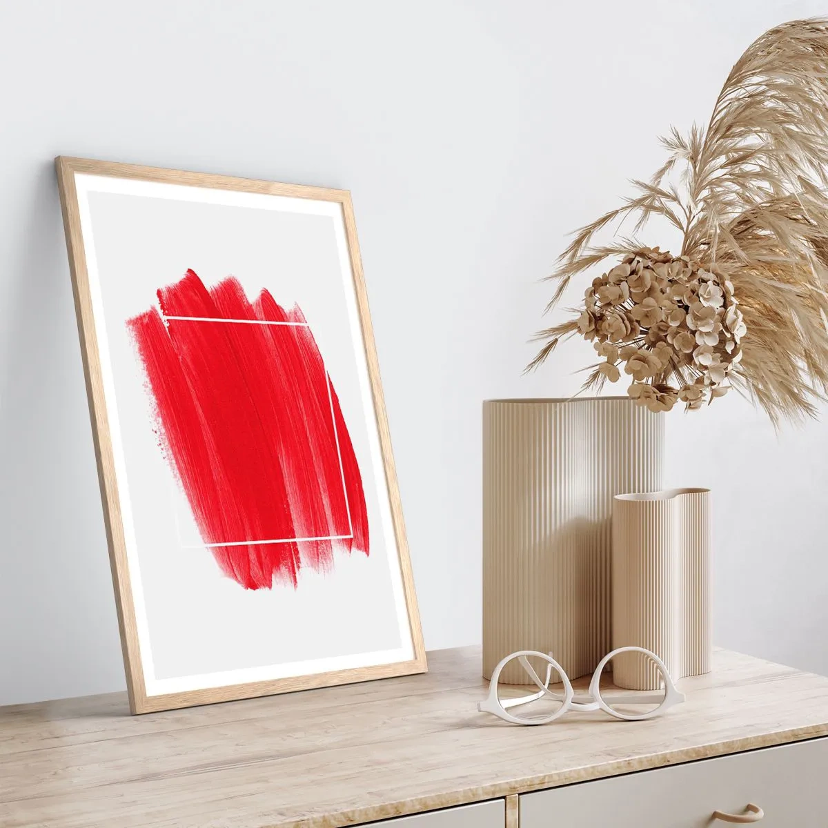 Poszter világos tölgy keretben - A kereten kívül - 50x70 cm