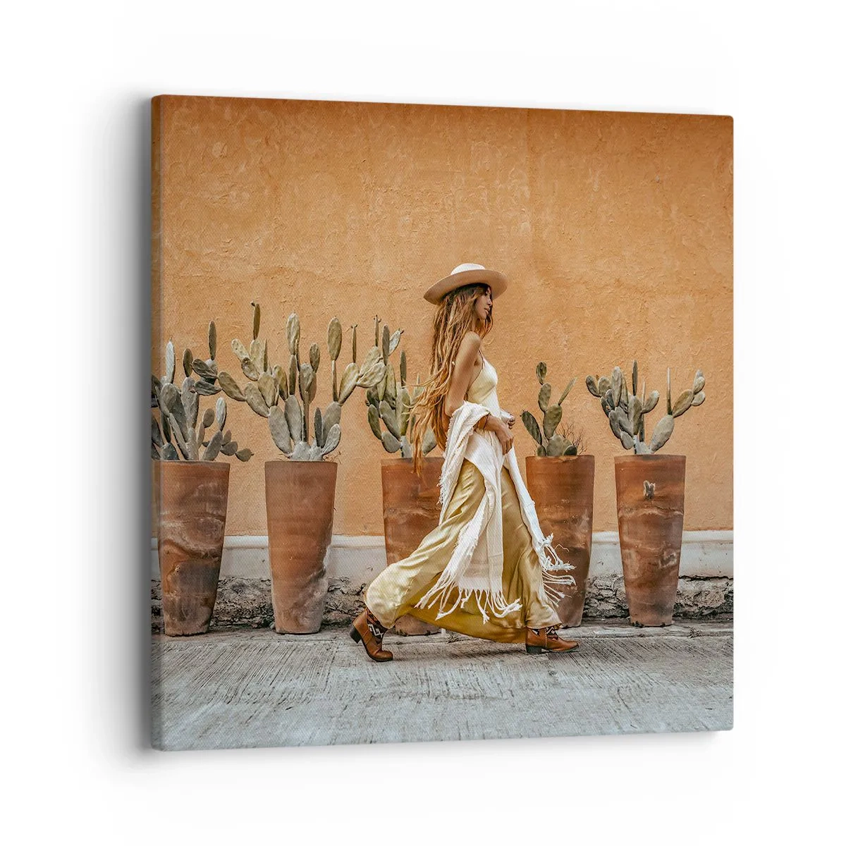 Vászonkép - Hippi stílusban - 40x40 cm