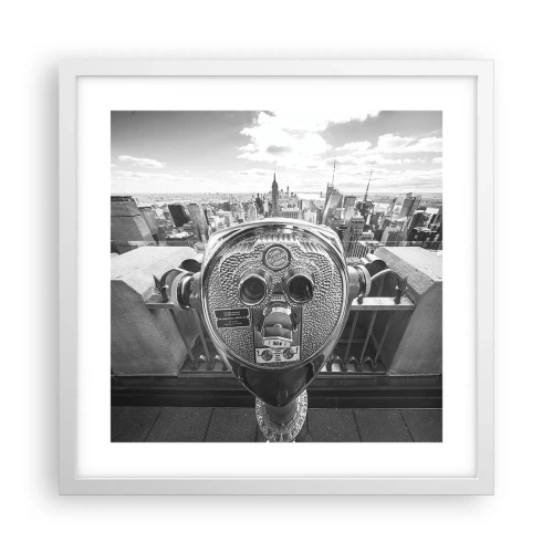 Poszter fekete keretben - A városok városa - 40x40 cm