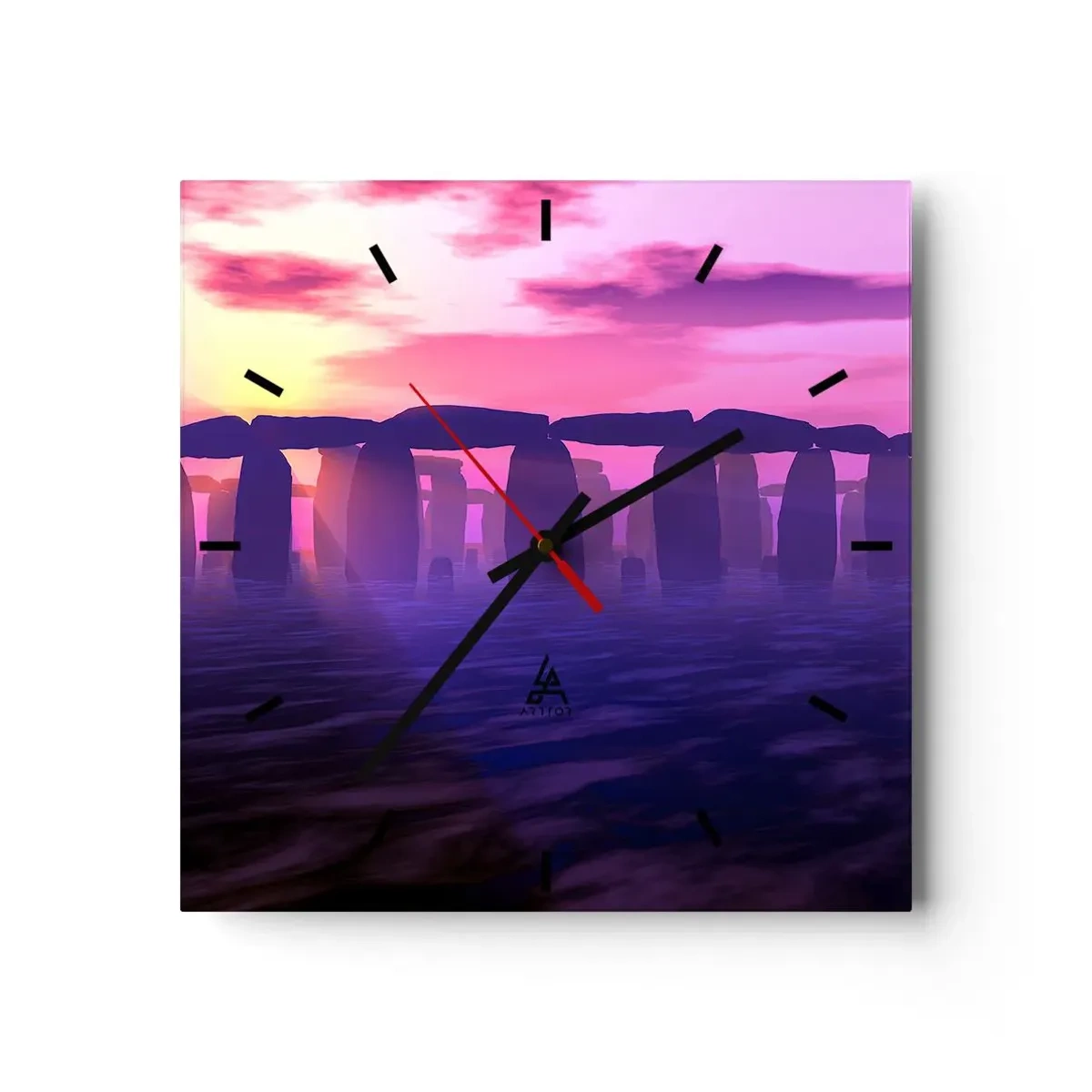 Falióra, Óra - Hajnali rejtély a ködben - 30x30 cm