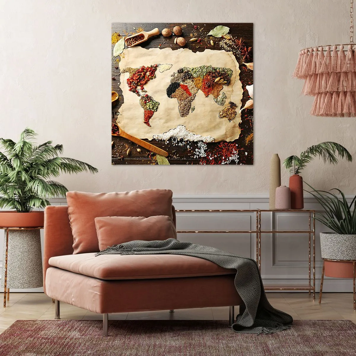 Vászonkép - A világ összes íze - 60x60 cm