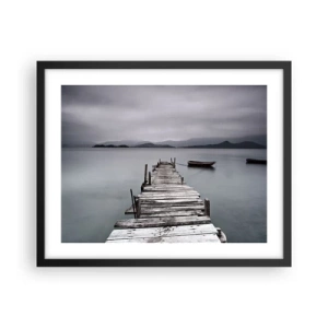 Poszter fehér keretben - Holnap indulhatsz - 50x40 cm