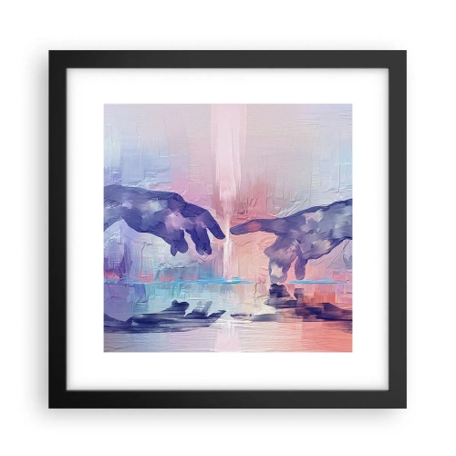 Poszter fehér keretben - Az élet isteni szikrája - 30x30 cm