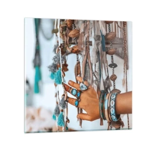 Üveg kép - Helyi kincsek - 60x60 cm