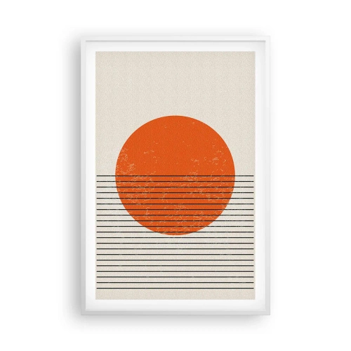 Poszter fekete keretben - Mindig a nap - 61x91 cm