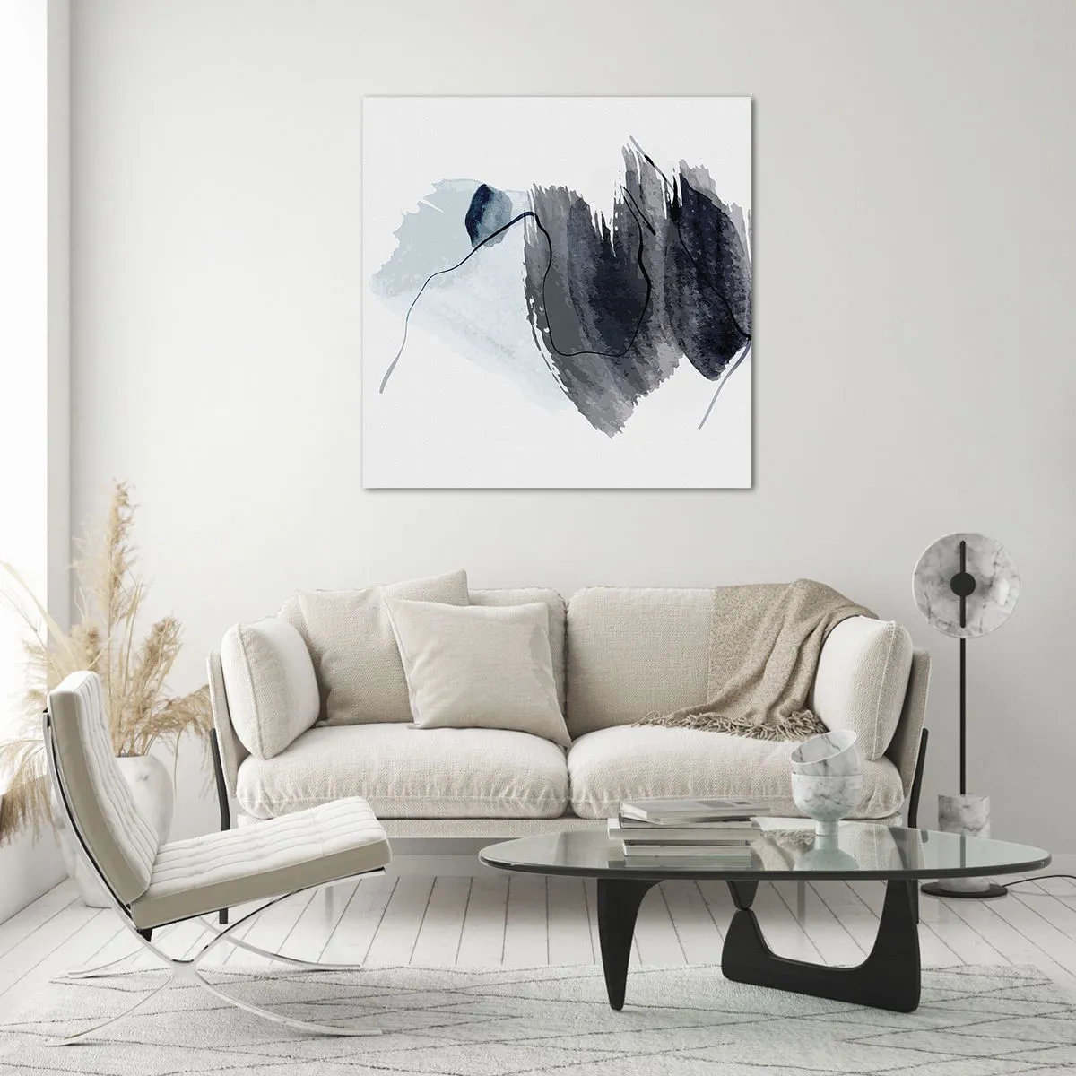 Üveg kép - Intenzitás és mozgás - 60x60 cm