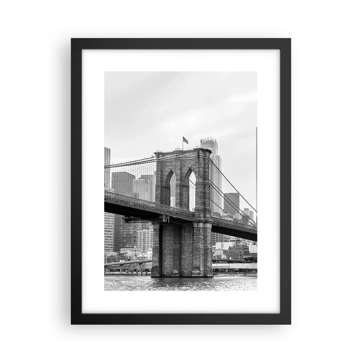 Poszter fehér keretben - New York-i hangulat - 30x40 cm