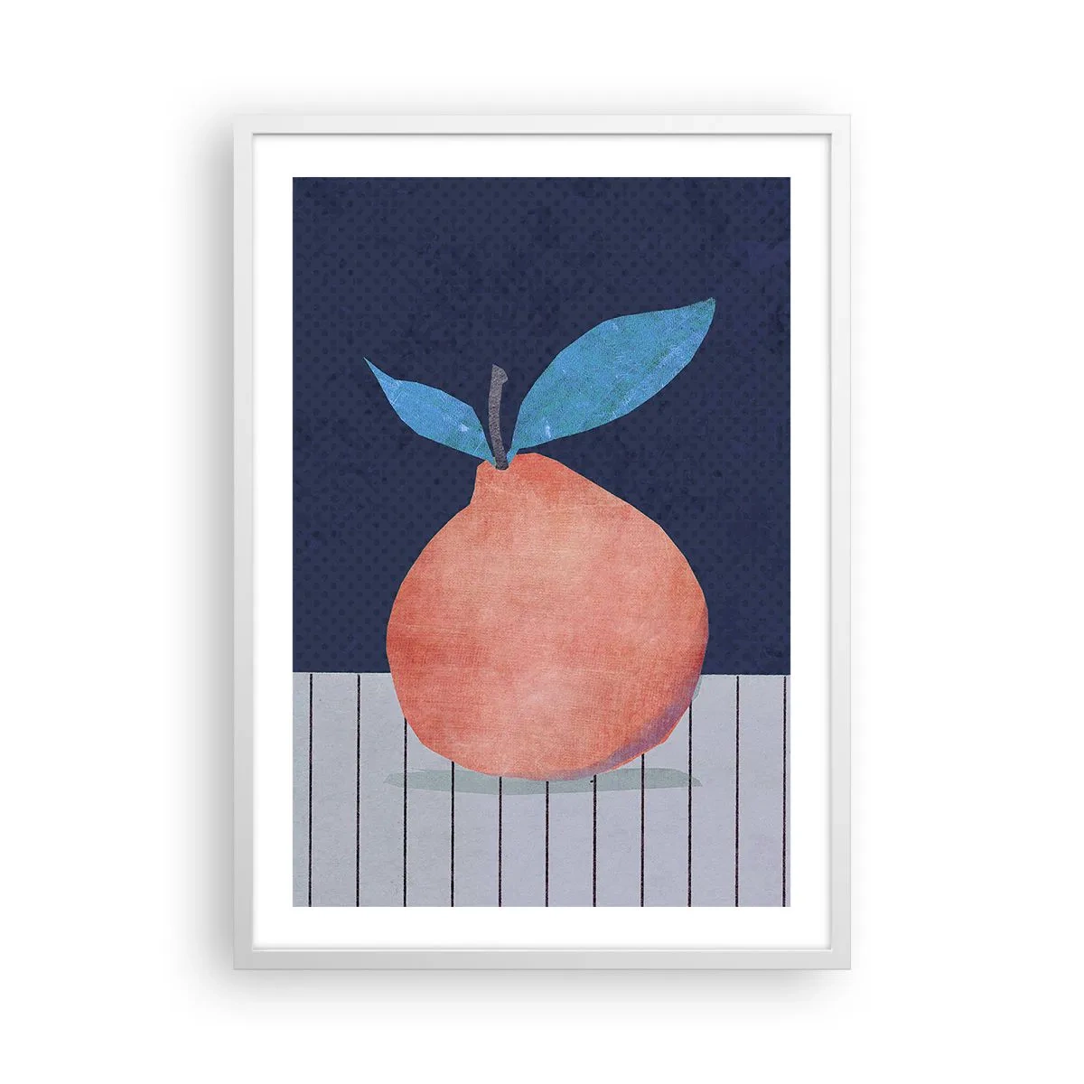 Poszter fekete keretben - Domborúság és sík - 50x70 cm