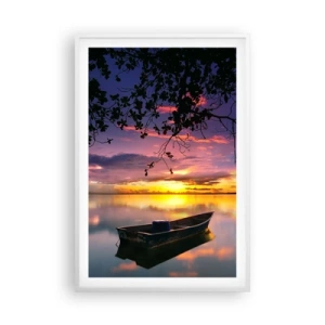 Poszter fekete keretben - „Úgy tűnik, az ég közepén lógsz...” - 61x91 cm