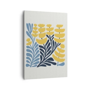 Vászonkép - Napsütötte virágágyás - 50x70 cm