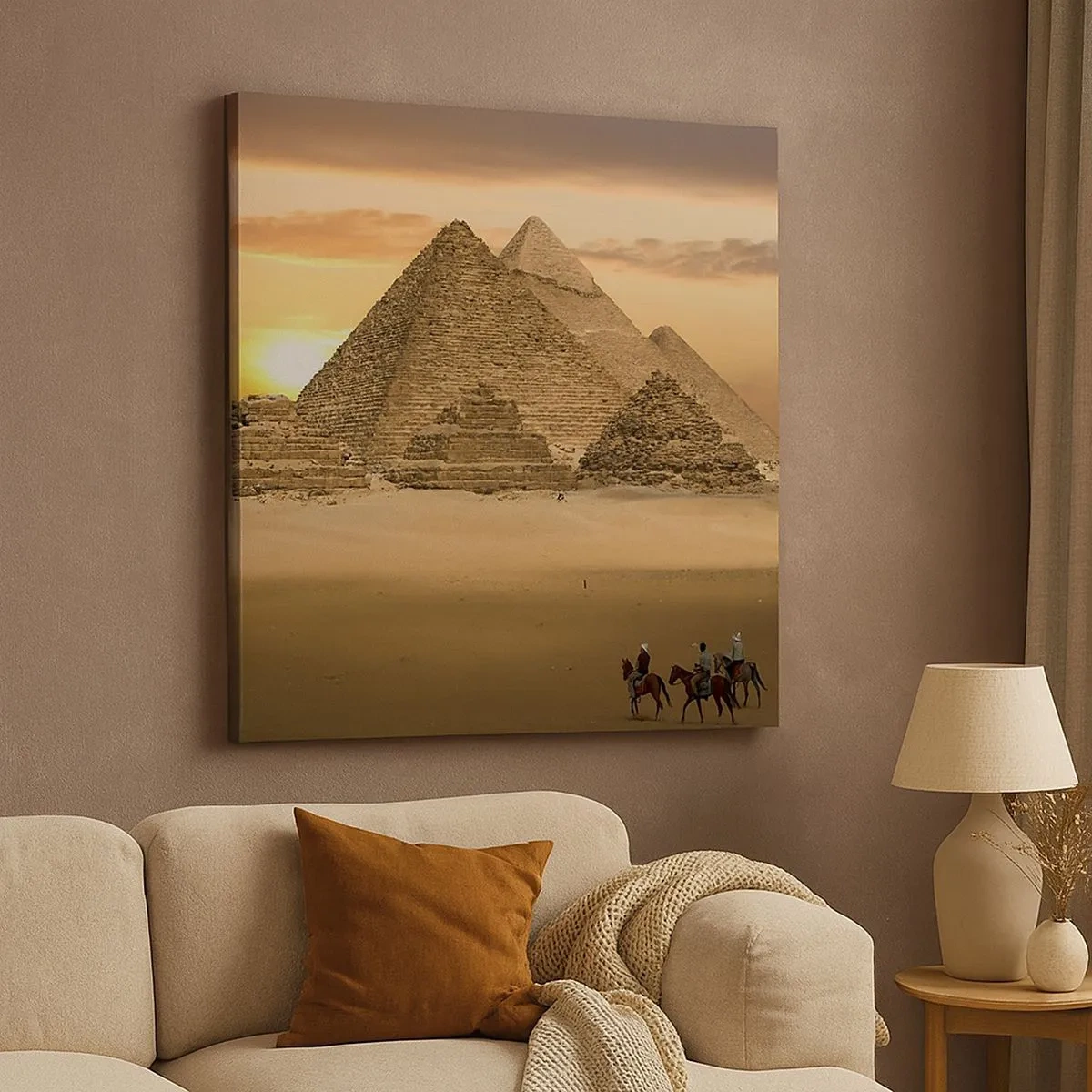 Vászonkép - Évezredek óta nincs változás - 30x30 cm