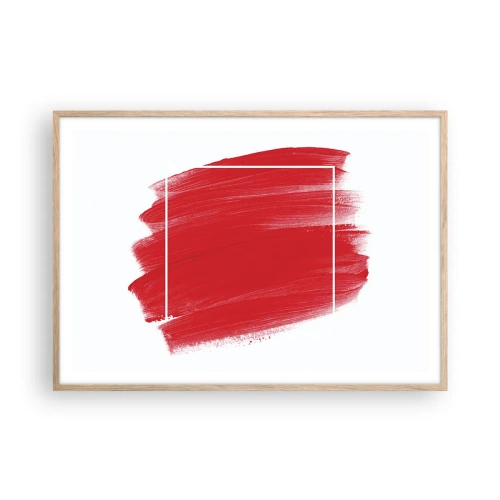 Poszter világos tölgy keretben - A kereten kívül - 100x70 cm