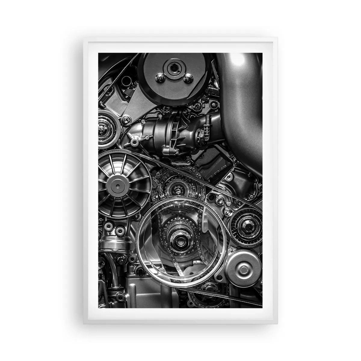 Poszter fekete keretben - A mechanika költészete - 61x91 cm