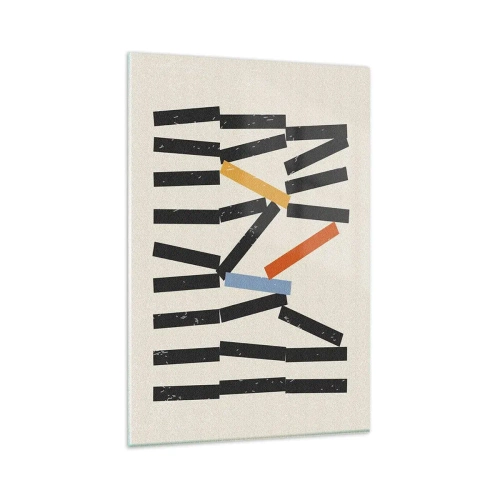 Üveg kép - Dominó - kompozíció - 80x120 cm