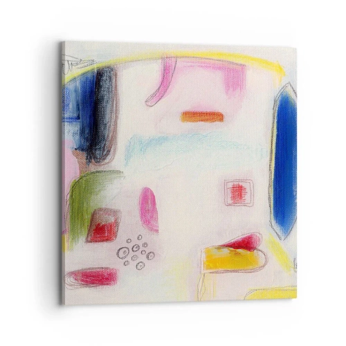 Vászonkép - Inkább domború, mint homorú, vagy lapos - 70x70 cm