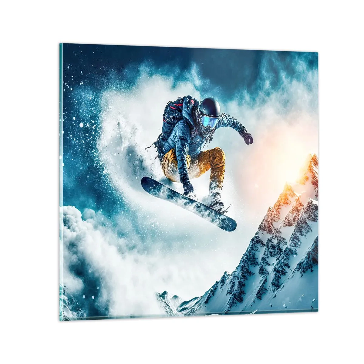 Üveg kép - Extrém érzelmek - 50x50 cm