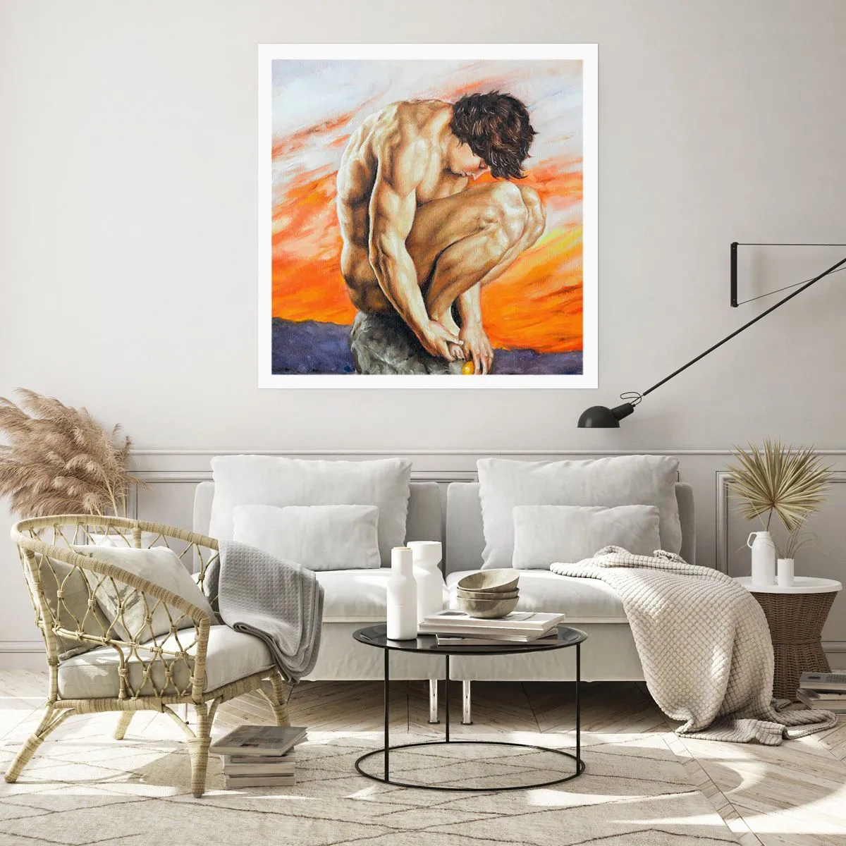 Poszter - Elmerülve önmagában - 60x60 cm