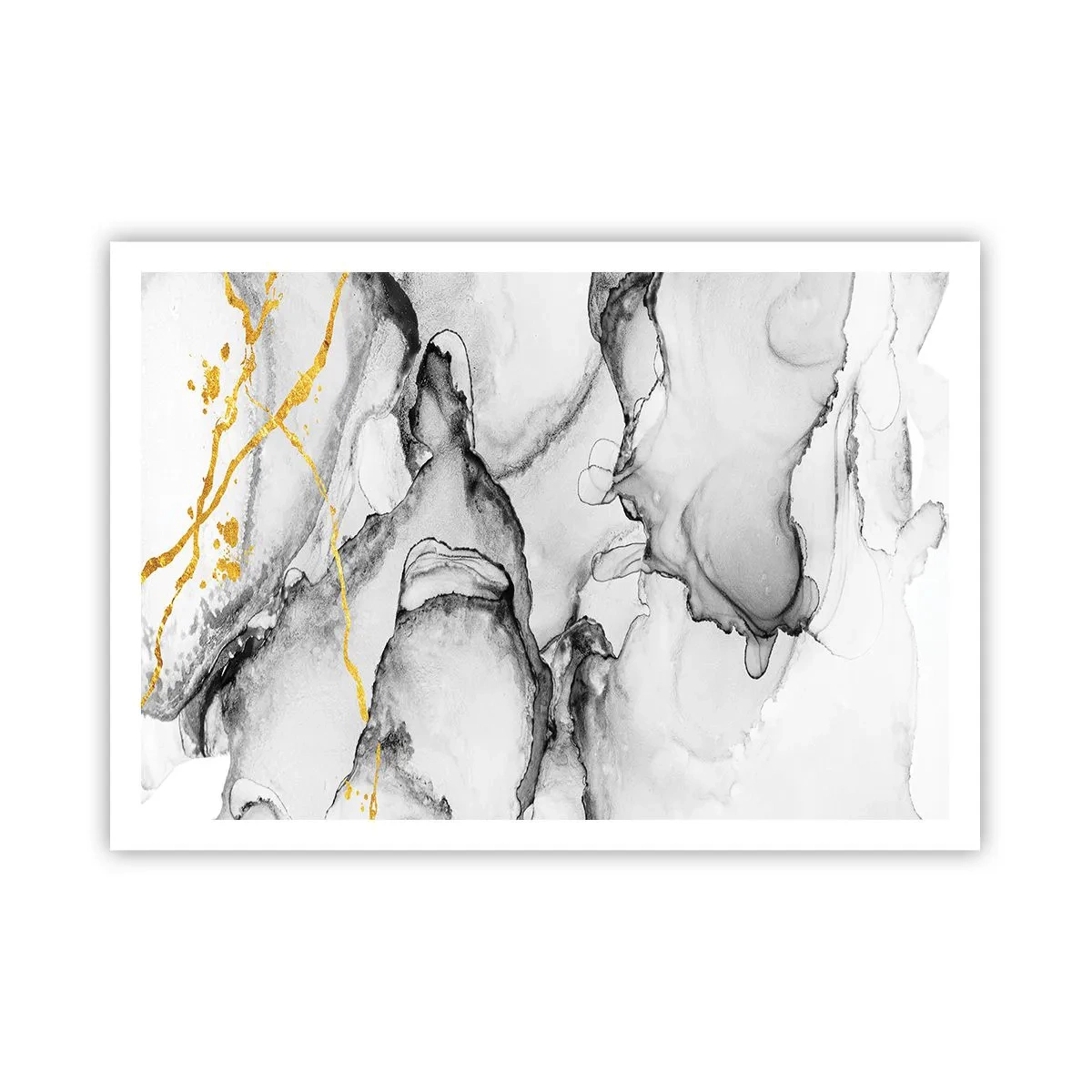 Poszter - Arany motívumú kompozíció - 100x70 cm