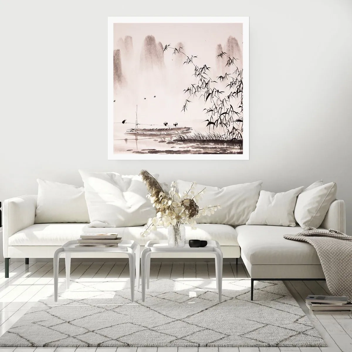 Poszter - A rizsföldek csendje - 50x50 cm