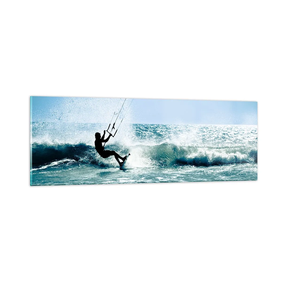 Üveg kép - Ragadtasd el magadat - 90x30 cm