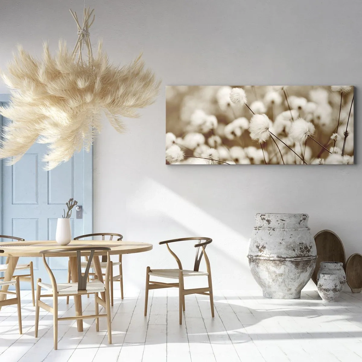 Vászonkép - Bolyhos termés - 120x50 cm