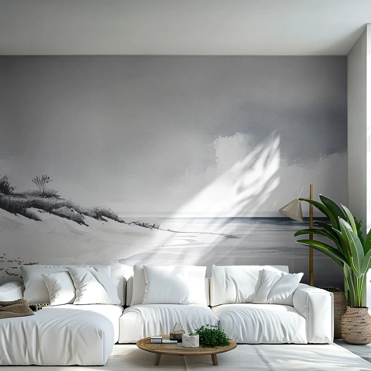 Fotótapéta Premium Sand - Mindig együtt - Dűnék, Strand, óceán - 200x140 cm