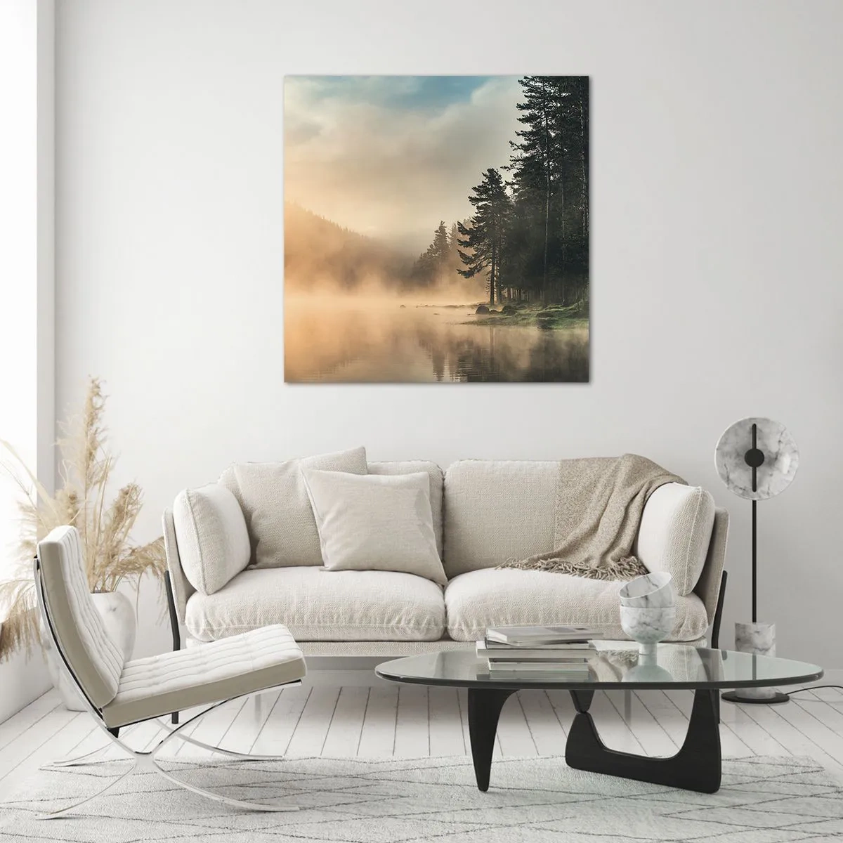 Üveg kép - A nap születése - 50x50 cm