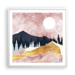 Poszter fekete keretben - Éjjeli őrség - 60x60 cm
