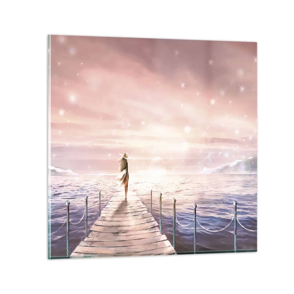 Üveg kép - Egy álom fényében - 60x60 cm