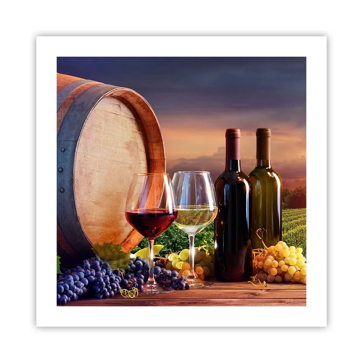 Poszter - Az életnek itt íze van - 50x50 cm