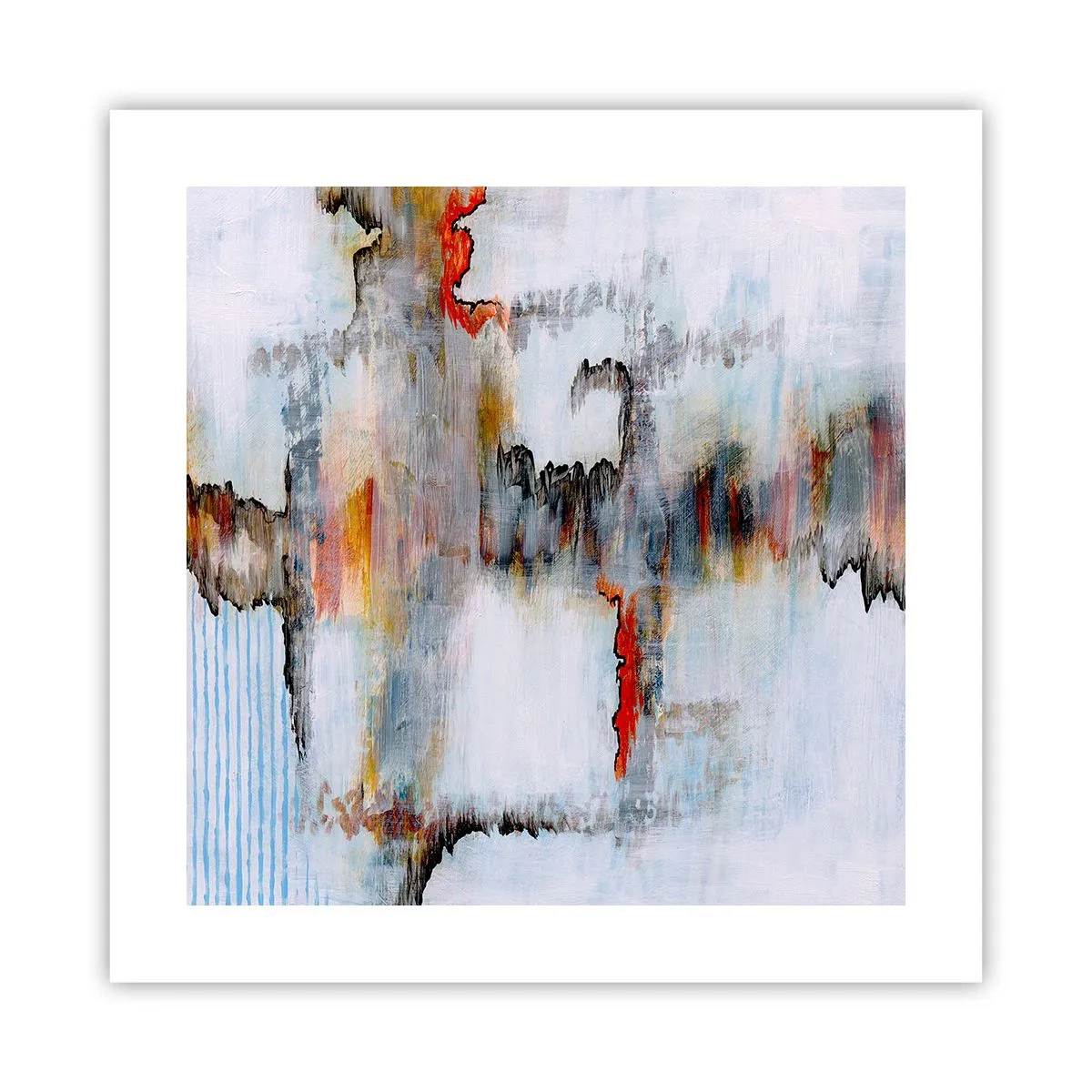 Poszter - Egy bottal a vízen - 40x40 cm