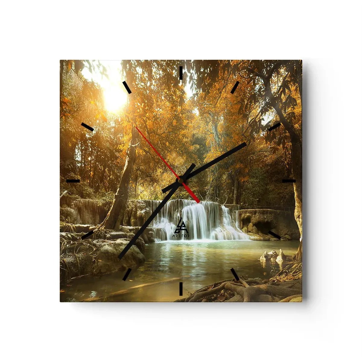 Falióra, Óra - Park kaszkád - 30x30 cm
