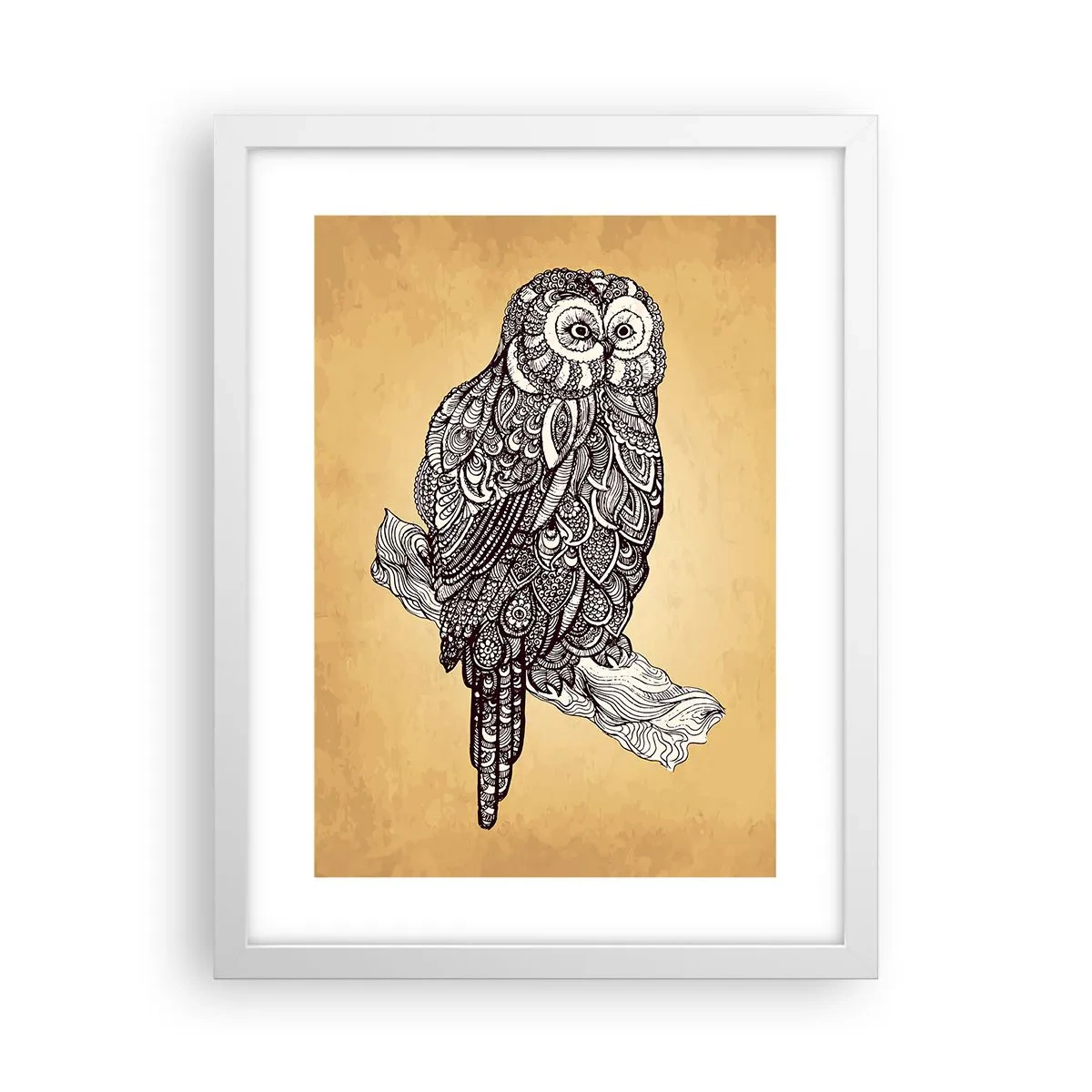 Poszter fekete keretben - A bölcsesség bonyolult díszei - 30x40 cm