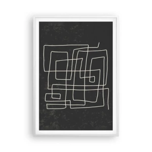 Poszter fekete keretben - Nem olyan egyszerű - 70x100 cm