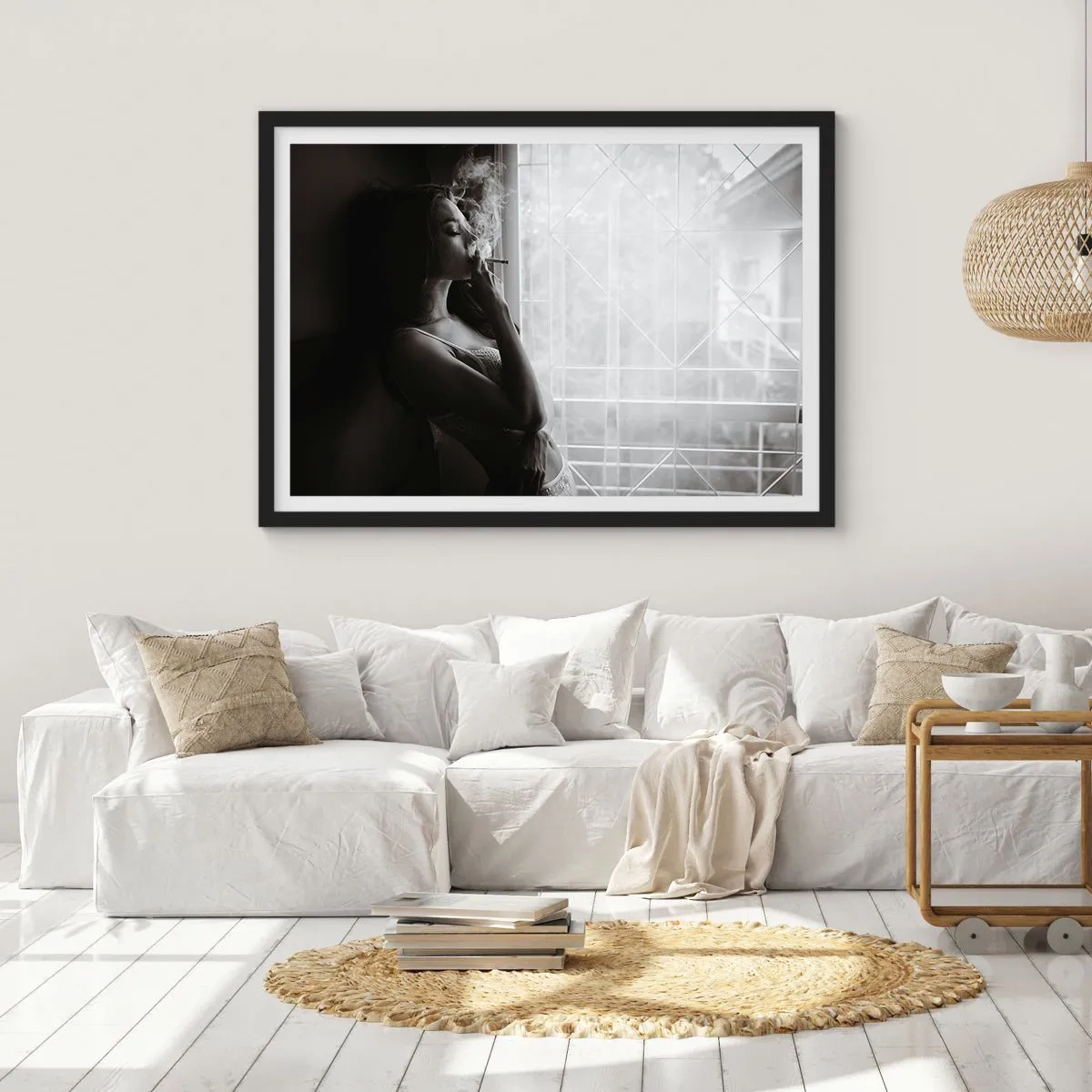 Poszter fehér keretben - Egy érzéki pillanat - 70x50 cm