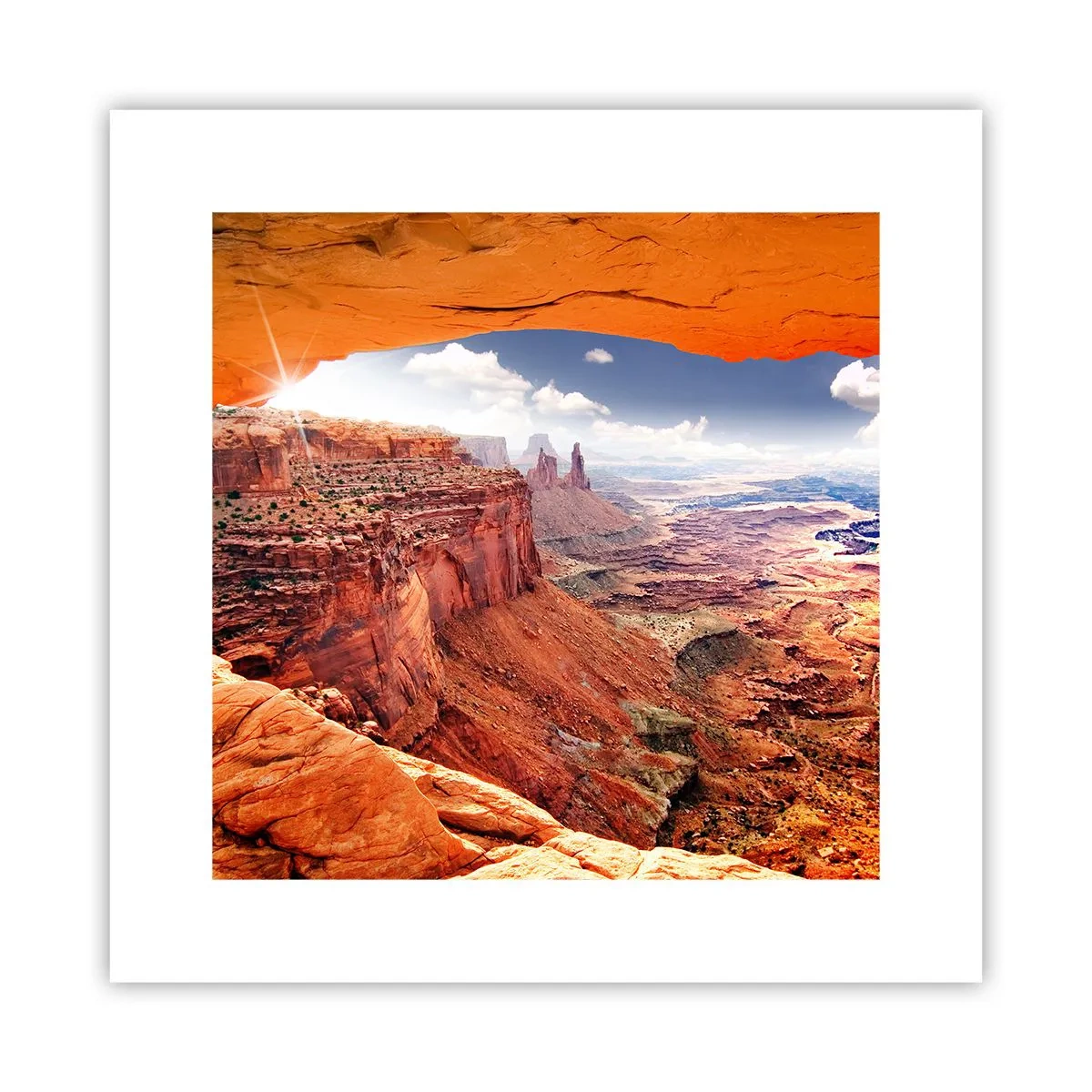 Poszter - Maga a természet faragta - 30x30 cm