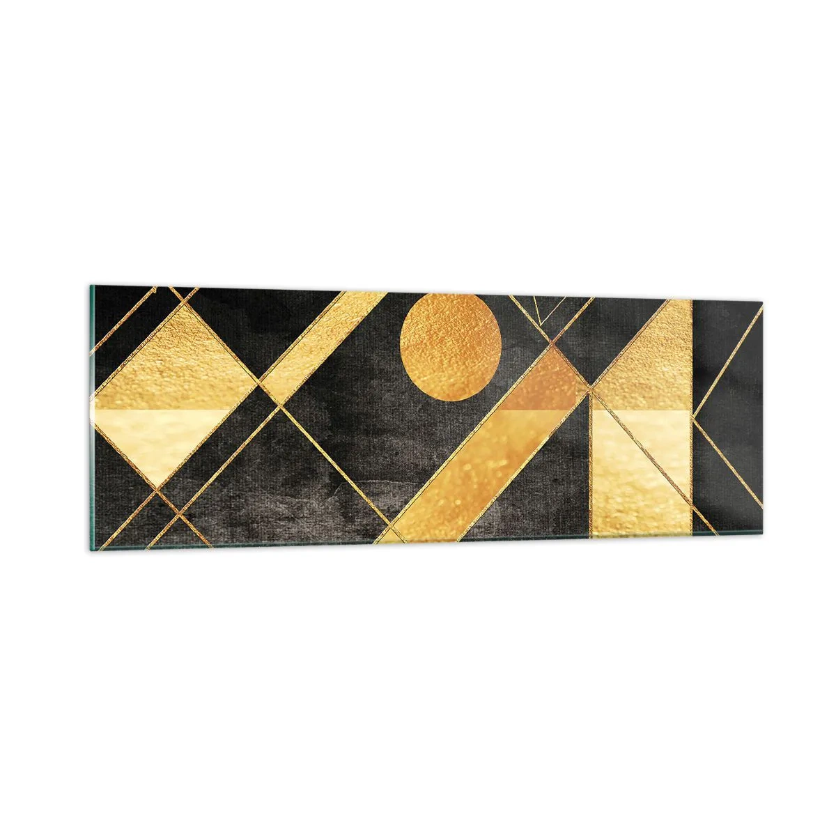 Üveg kép - A sivatag napja - 90x30 cm